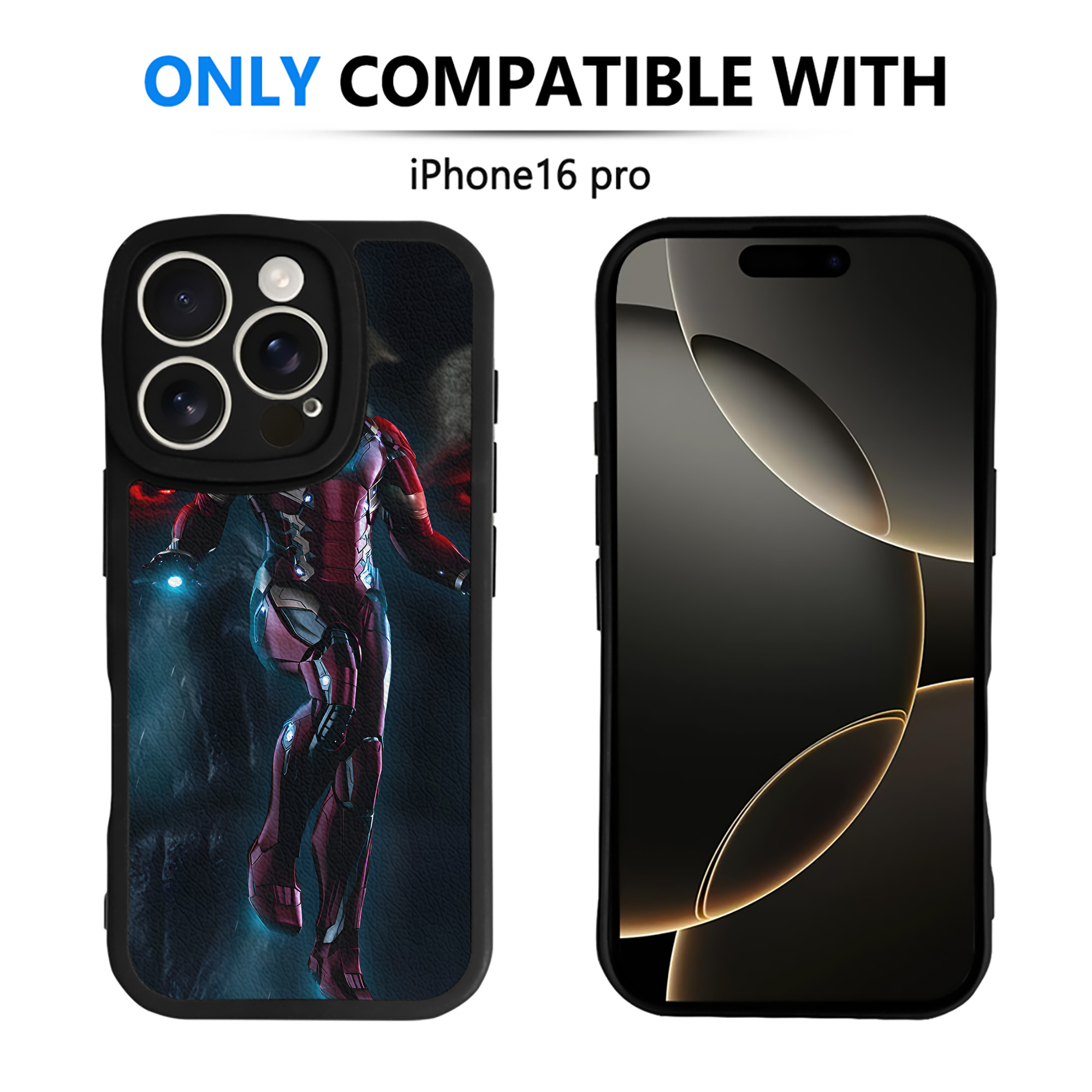 （画像用） アベンジャーズ The Avengers 【iPhone 16シリーズ対応】シリコンスマホケース（レザー調） 材質：シリコン